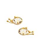 Marni Strass Clip-on Stud Earrings