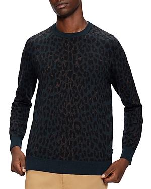 Ted Baker Leopard Crewneck Sweater
