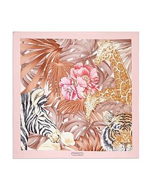 Salvatore Ferragamo Fo Forest Silk Scarf