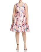 City Chic Posey Floral Dress