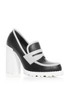 Bottega Veneta Women's High Block-heel Loafers