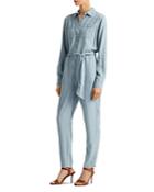 Lauren Ralph Lauren Chambray Jumpsuit