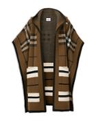 Burberry Check Hooded Cape