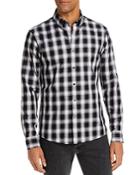 Michael Kors Ombre Check Slim Fit Button Down Shirt