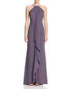 Aidan Mattox Embellished Ruffle Front Gown - 100% Bloomingdale's Exclusive