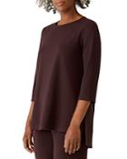 Eileen Fisher Petites Boxy High-low Top
