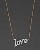 Meira T Diamond Love Necklace, 16