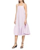 3.1 Phillip Lim Strappy A-line Bubble Hem Midi Dress