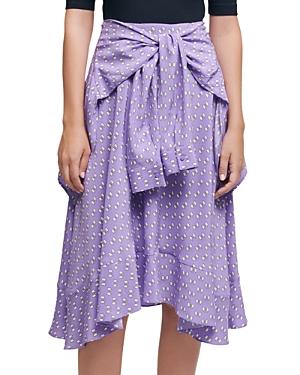Maje Trompe L'oeil Midi Dress