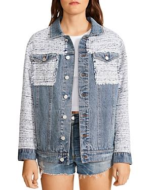 Bb Dakota By Steve Madden The Festival Mixed Media Trucker Jacket