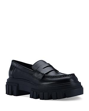 Marc Fisher Ltd. Women's Morris Leather Lug Sole Loafers
