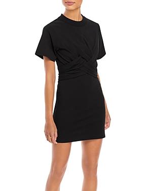 Alexanderwang.t Crisscross Jersey Mini Dress