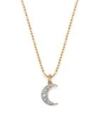 Kc Designs 14k Yellow Gold Diamond Moon Necklace, 16