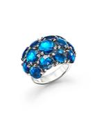 Ippolita Sterling Silver Rock Candy Wonderland Cluster Dome Ring In Frost