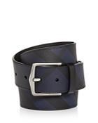 Burberry Joe London Check Coated Leather Belt
