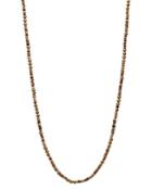 John Varvatos Collection Brass & Jasper Bead Necklace, 24