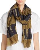 Eileen Fisher Abstract Print Silk Scarf