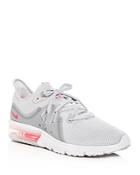 Nike Women's Air Max Sequent 3 Knit Lace Up Sneakers