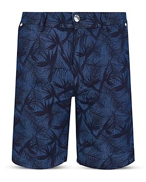Vilebrequin Garoupe Cotton Blend Palm Front Print Regular Fit Shorts