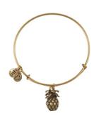 Alex And Ani Pineapple Expandable Wire Bangle