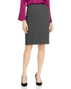 Boss Veroki Houndstooth Pencil Skirt