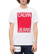 Calvin Klein Jeans Flocked Block Logo Tee