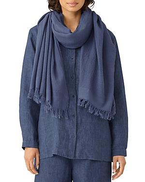 Eileen Fisher Organic Cotton Fringe Hem Scarf