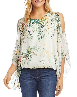 Karen Kane Cold-shoulder Scarf Top