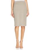 Lafayette 148 New York Ribbed Knit Pencil Skirt