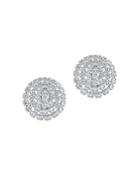 Bloomingdale's Diamond Round Cluster Stud Earrings In 14k White Gold, 2.0 Ct. T.w. - 100% Exclusive