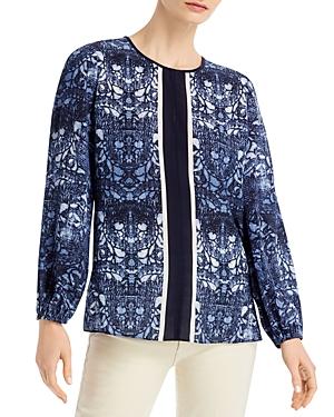 Kobi Halperin Bianca Patterned Silk Blouse