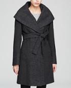 Calvin Klein Coat - Belted Wool Wrap