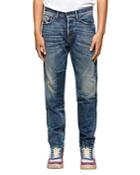 Diesel D-fining-c Slim Straight Jeans In Denim