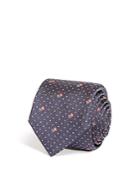 Paul Smith Polka Dot And Floral Skinny Tie