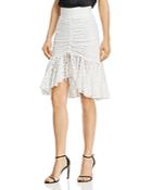 Milly Brittany Ruched Skirt