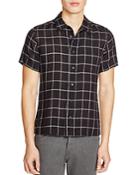 Todd Snyder Check Short Sleeve Button Down Shirt