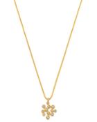 Bloomingdale's Diamond Small Scatter Cluster Pendant Necklace In 14k Yellow Gold, 16-17.25, 0.15 Ct. T.w. - 100% Exclusive