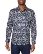 Robert Graham Hawking Signature Skull Long Sleeve Shirt