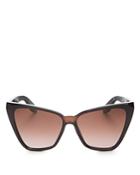 Givenchy 7032 Cat Eye Sunglasses, 57mm