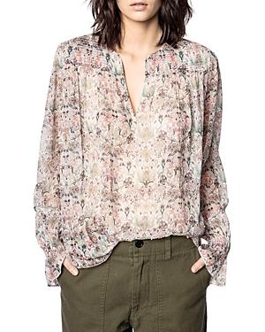 Zadig & Voltaire Taya Printed Blouse
