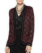 Misook Sequined Knit Jacket