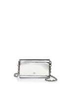 Tory Burch Robinson Leather Crossbody Chain Wallet