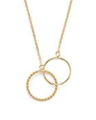 14k Yellow Gold Interlocking Rings Necklace, 18 - 100% Exclusive