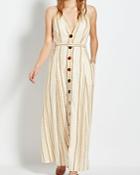 Nicholas Yasmine Sleeveless Striped Linen Dress