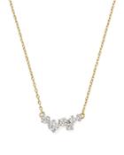 Adina Reyter 14k Yellow Gold Diamond Cluster Choker Necklace, 13.5