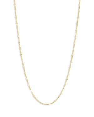 Bloomingdale's Curb & Mirror Link Chain Necklace In 14k Yellow Gold, 18 - 100% Exclusive
