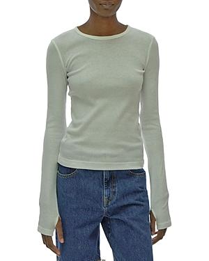 Helmut Lang Slit Sleeve Top