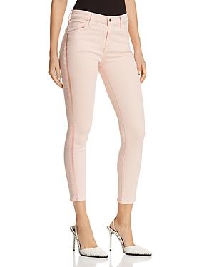 J Brand Alana Crop Skinny Jeans In Distressed Lulled