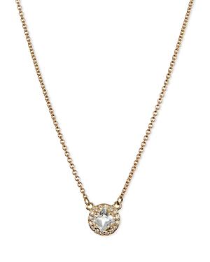 Apres Jewelry 14k Yellow Gold Diamond & White Topaz Pendant Necklace, 18