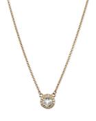 Apres Jewelry 14k Yellow Gold Diamond & White Topaz Pendant Necklace, 18